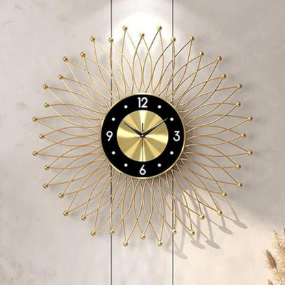 Metal wall clocks black