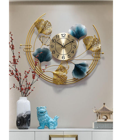 Modern Circular Metal Wall Clock For Home Decor