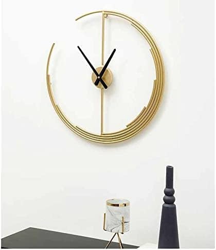 Modern Circular Metal Wall Clock For Home Decor