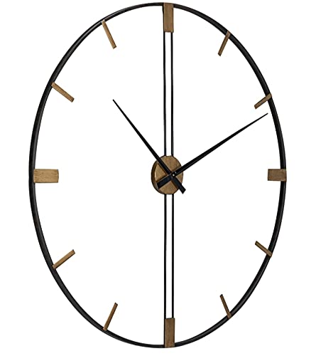 Modern Circular Metal Wall Clock