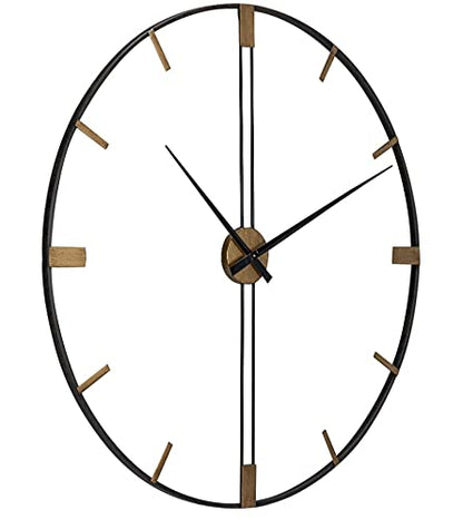 Modern Circular Metal Wall Clock