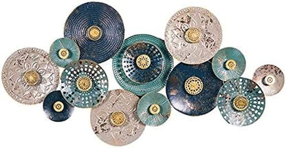 Large Metal Wall Decoration Metal Multiple Circles Wall Art Sculpture