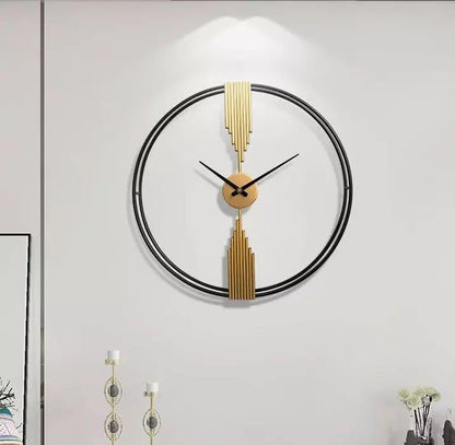 Modern Circular Metal Wall Clock