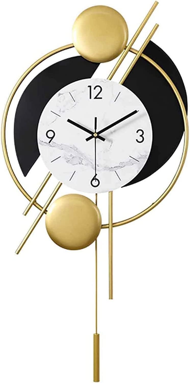 White & Black  Abstract Shaped Wall Clock