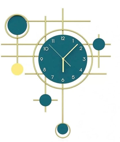 Blue Antique Wall Clock