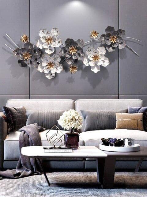 Floral Home Decor Metal Wall Art | Floral Metal Wall Art