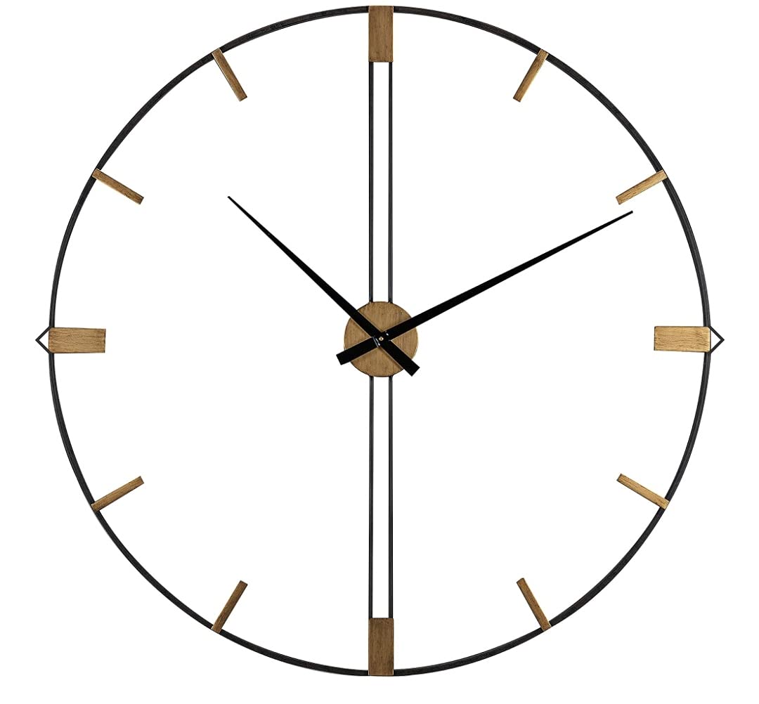 Modern Circular Metal Wall Clock