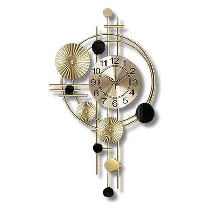 Metal Hanging Wall Art Clock