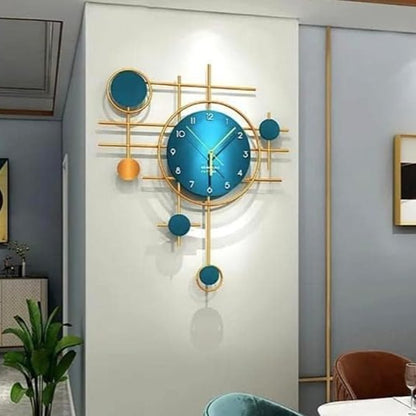 Blue Antique Wall Clock