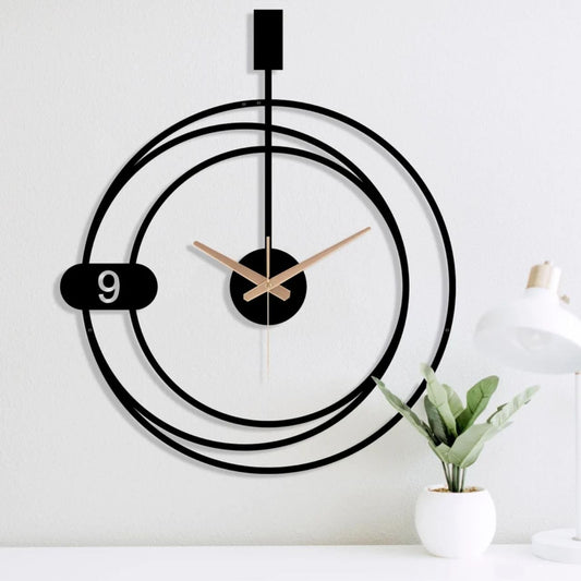 Modern Metal Wall Clock For Home Decor