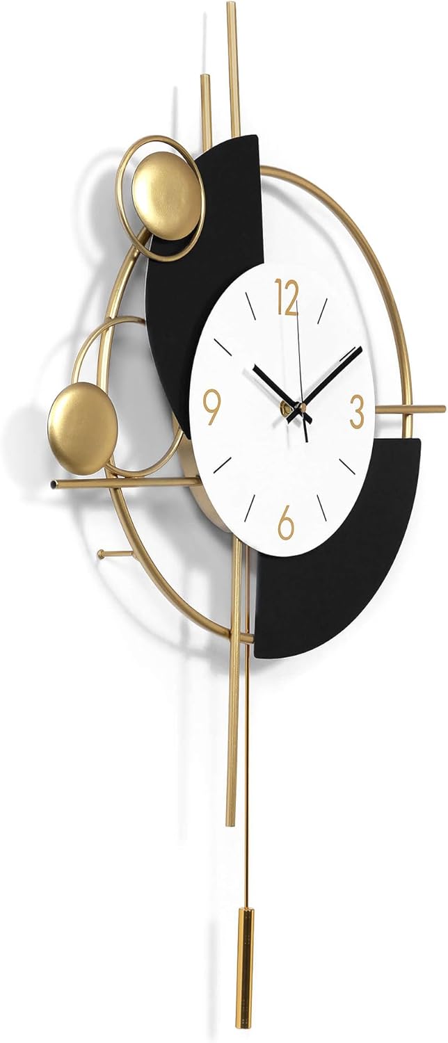 Geometric Composition wall clock