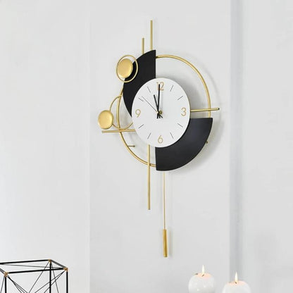 Geometric Composition wall clock