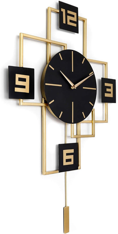 Square and Circles wall clock