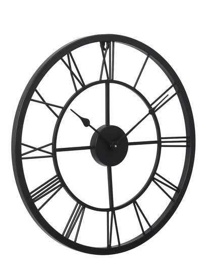 Modern Circular Metal Wall Clock For Home Decor