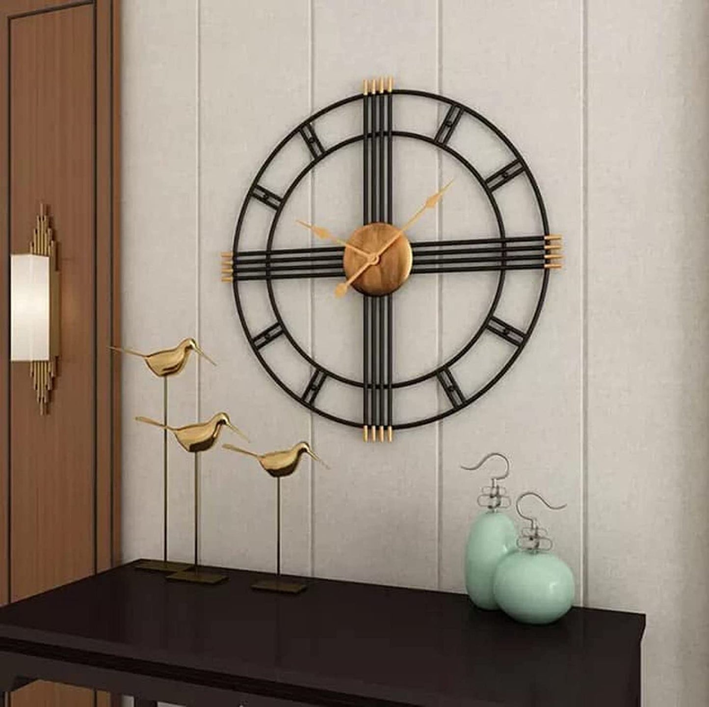 Modern Metal Wall Clock