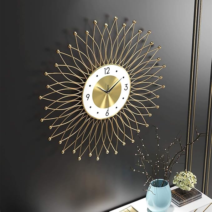 Metallic Wall Clock