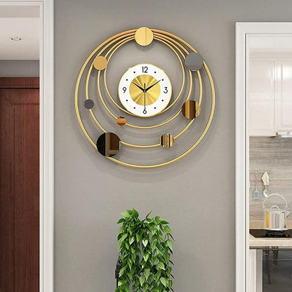 Modern Metal Wall Clock For Home Decor