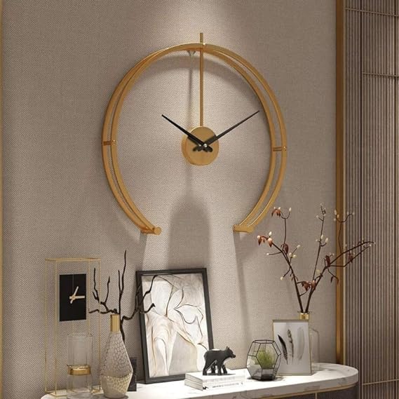 Modern Metal Wall Clock For Home Decor