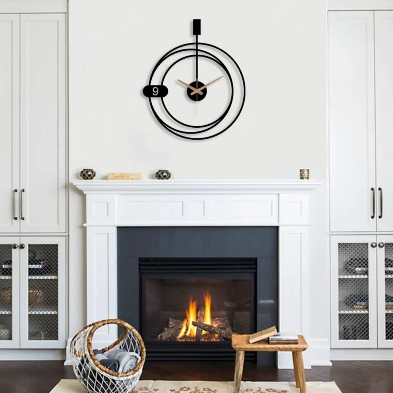 Modern Metal Wall Clock For Home Decor