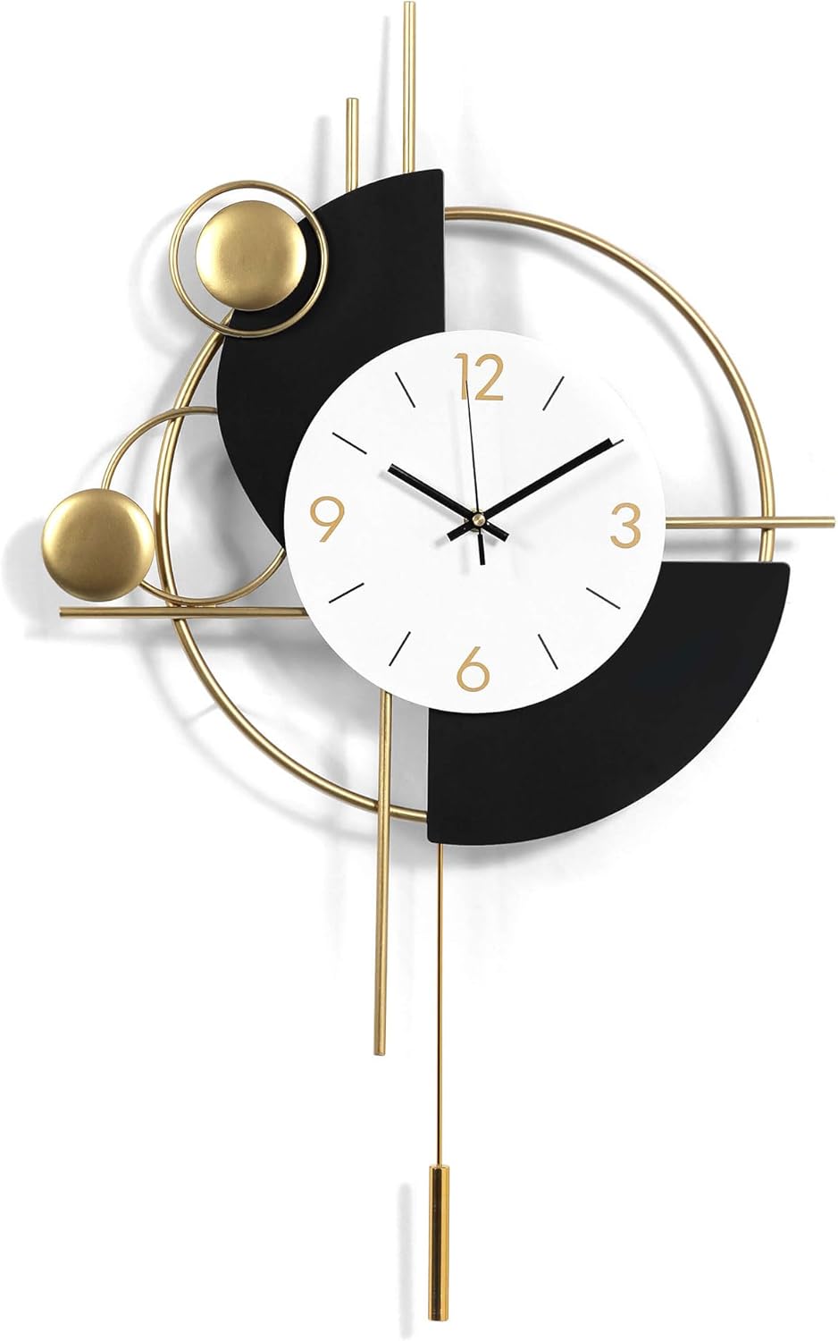 Geometric Composition wall clock