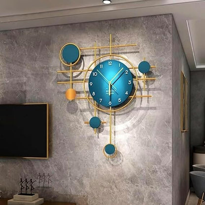 Blue Antique Wall Clock