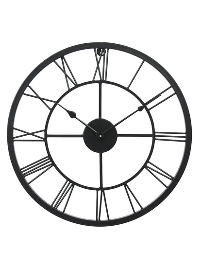 Modern Circular Metal Wall Clock For Home Decor