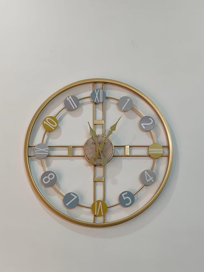 Modern Metal Wall Clock