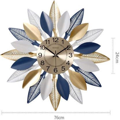 Metallic Wall Clock