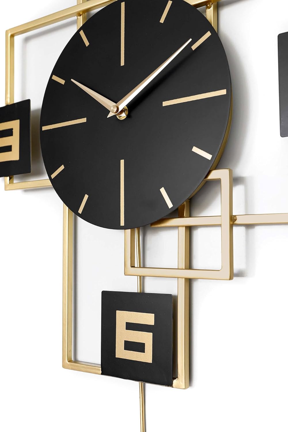 Square and Circles wall clock