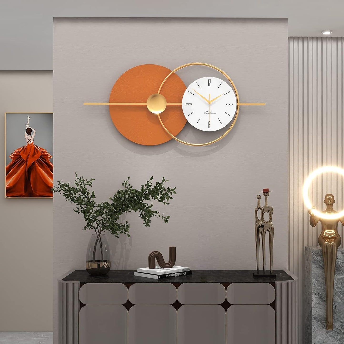 Wall Clock Orange