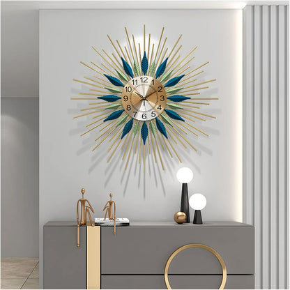 Metallic Wall Clock