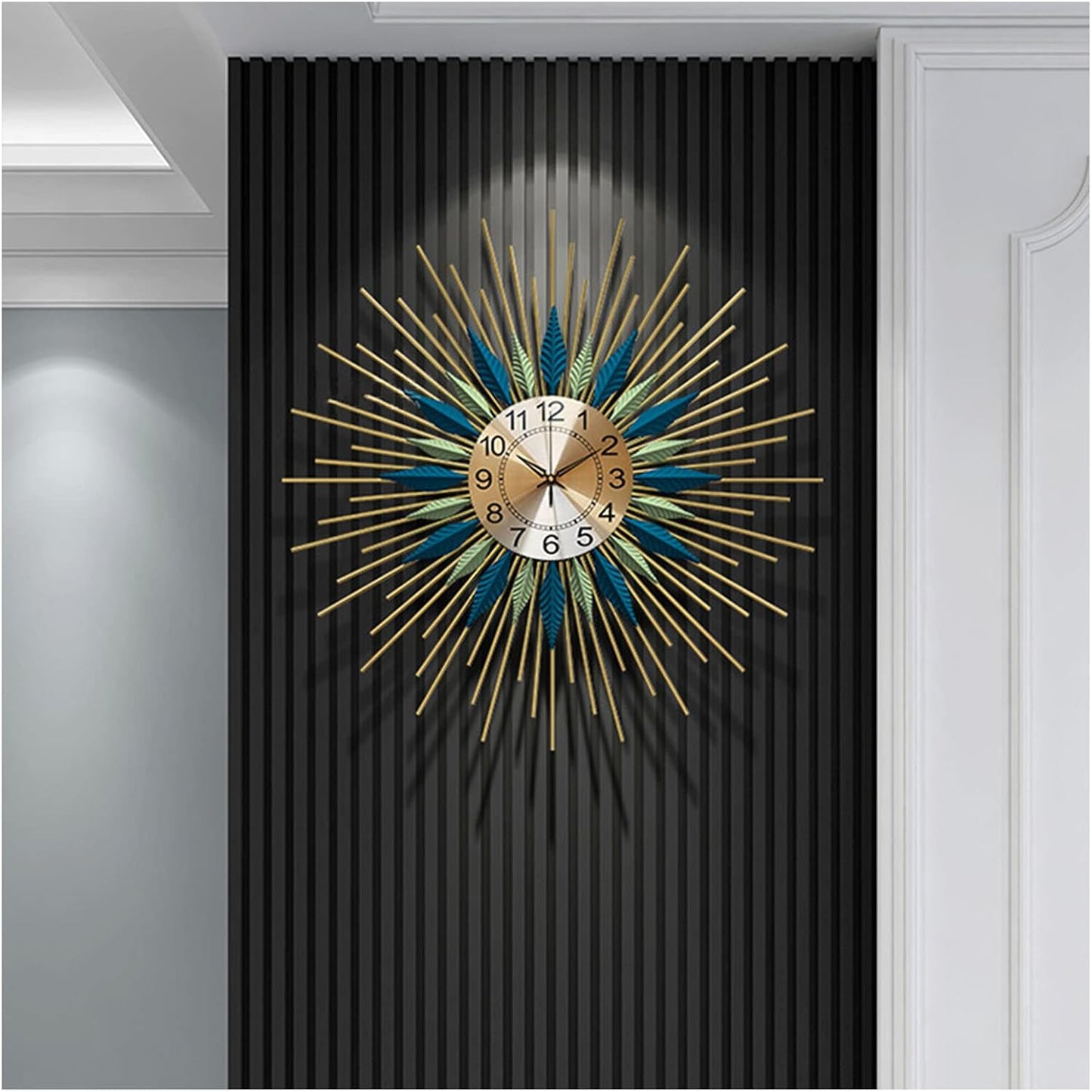 Metallic Wall Clock