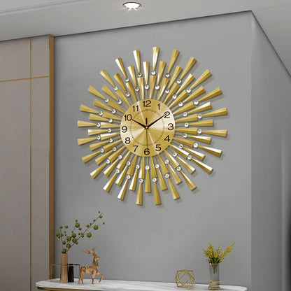 Metallic Wall Clock