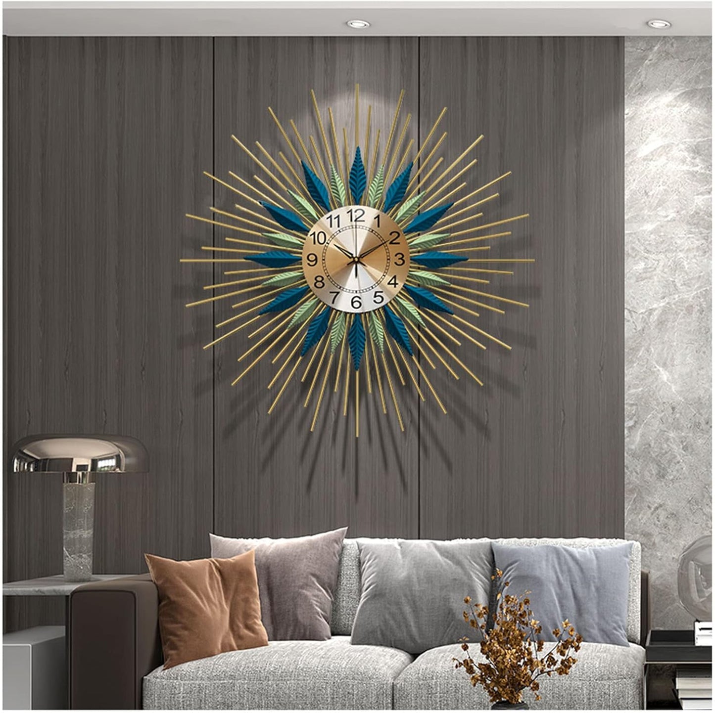 Metallic Wall Clock