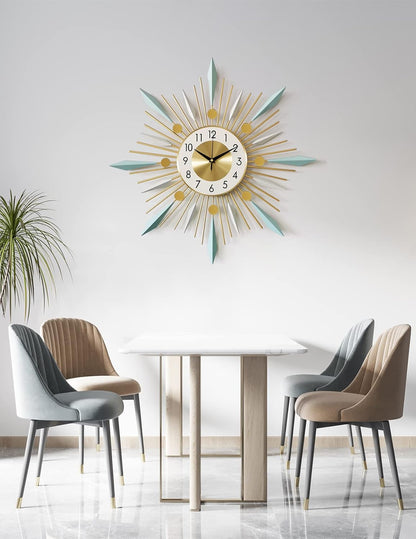 Large Wall Clock Metal Decorative Clocks