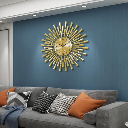 Metallic Wall Clock