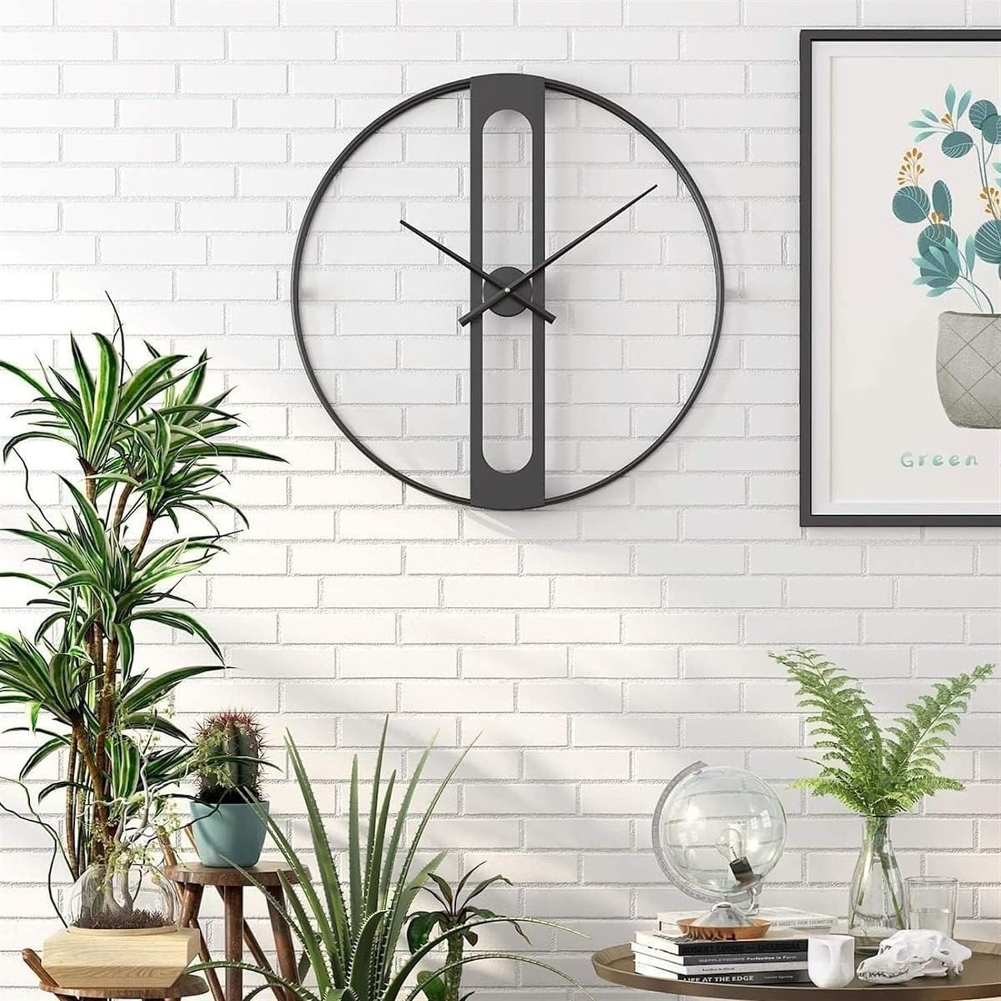 Modern Black Wall Clock