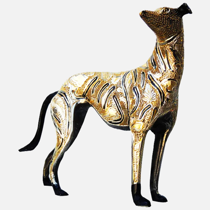 Brass Dog Statue | Brass Antique Dog Statue