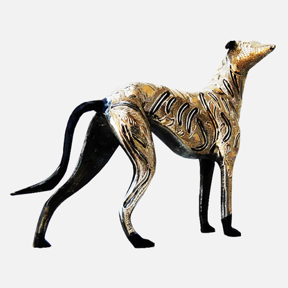 Brass Dog Statue | Brass Antique Dog Statue