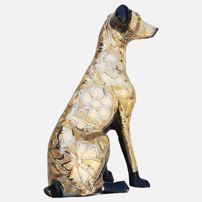 Brass Dog Statue | Brass Antique Dog Statue