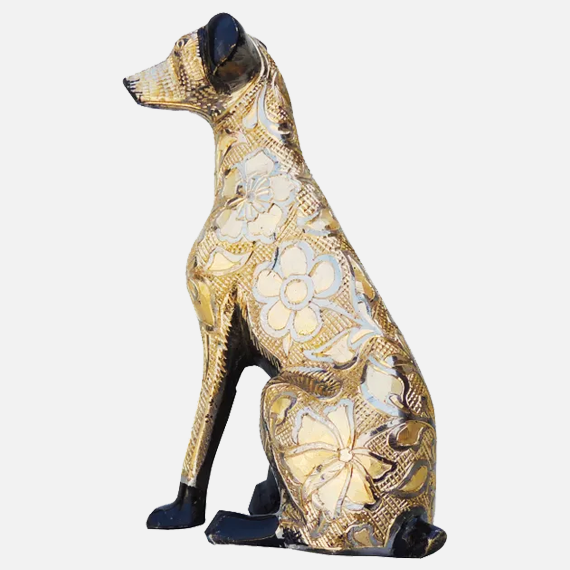 Brass Dog Statue | Brass Antique Dog Statue