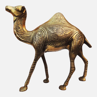 Brass Camel Figurine Vastu Premium Finished