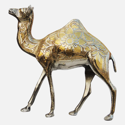 Brass Camel Figurine Vastu Premium Finished