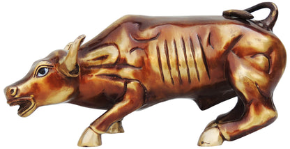 Brass Bull Statue | Brass Antique Bull Statue