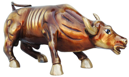 Brass Bull Statue | Brass Antique Bull Statue