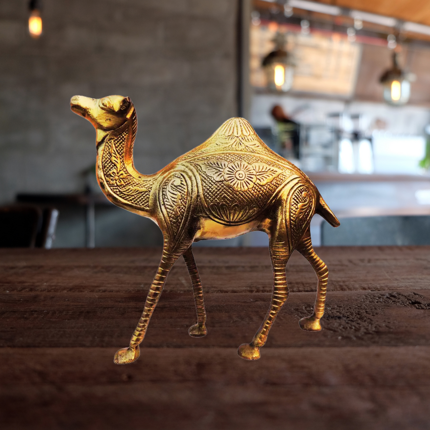 Brass Camel Statue - Brass Camel Figurine Vastu Premium Finished Figurine | Brass Decorative Showpeice for Home & Office 5