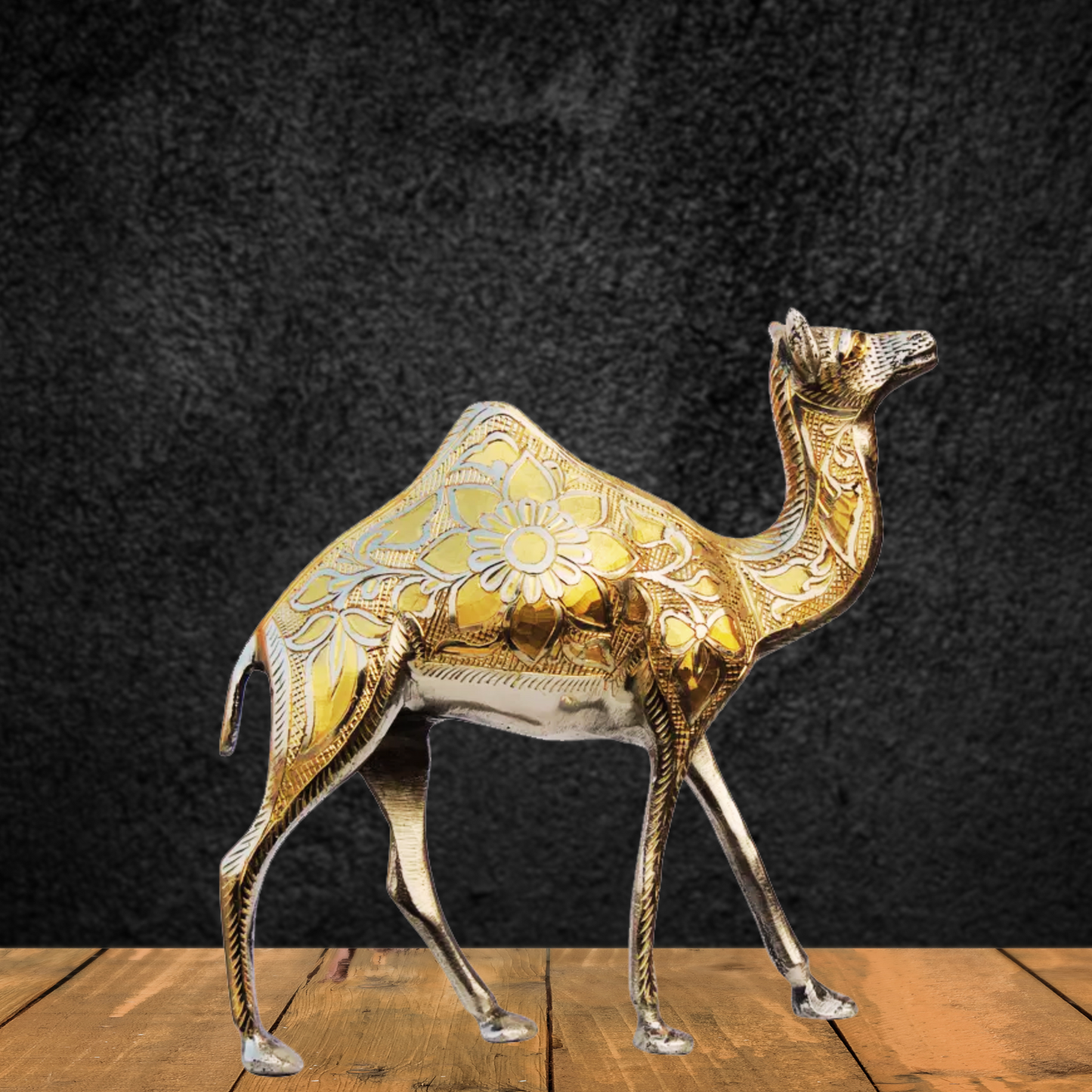 Brass Camel Statue | Brass Antique Camel Statue | Antique Polished Brass Camel Statue | Brass Decorative Camel | Brass Antique Camel Showpiece For Home Living Room | Vintage Brass Camel Figurine