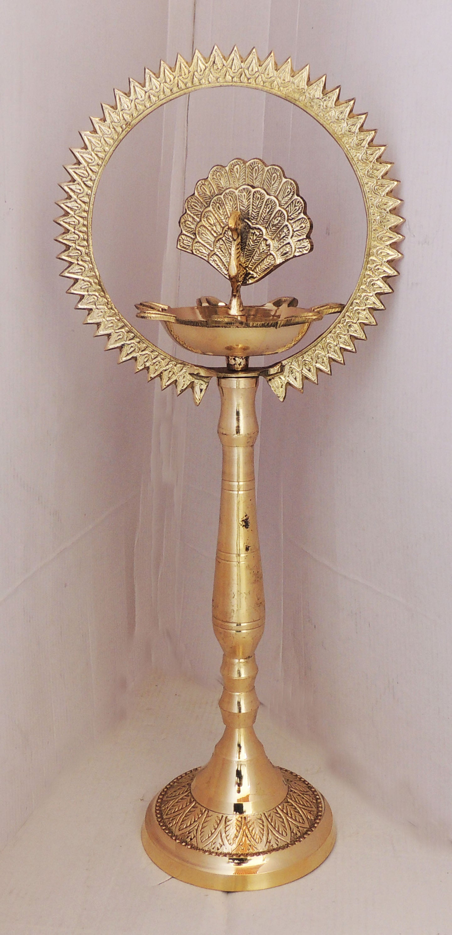 Brass Showpiece Indian Art Pure Brass Stand