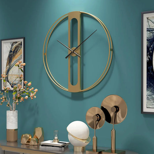 Modern Gold Wall Clock