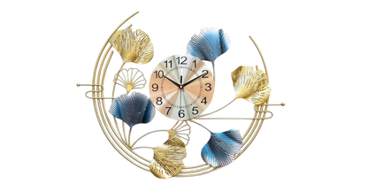 Modern Circular Metal Wall Clock For Home Decor